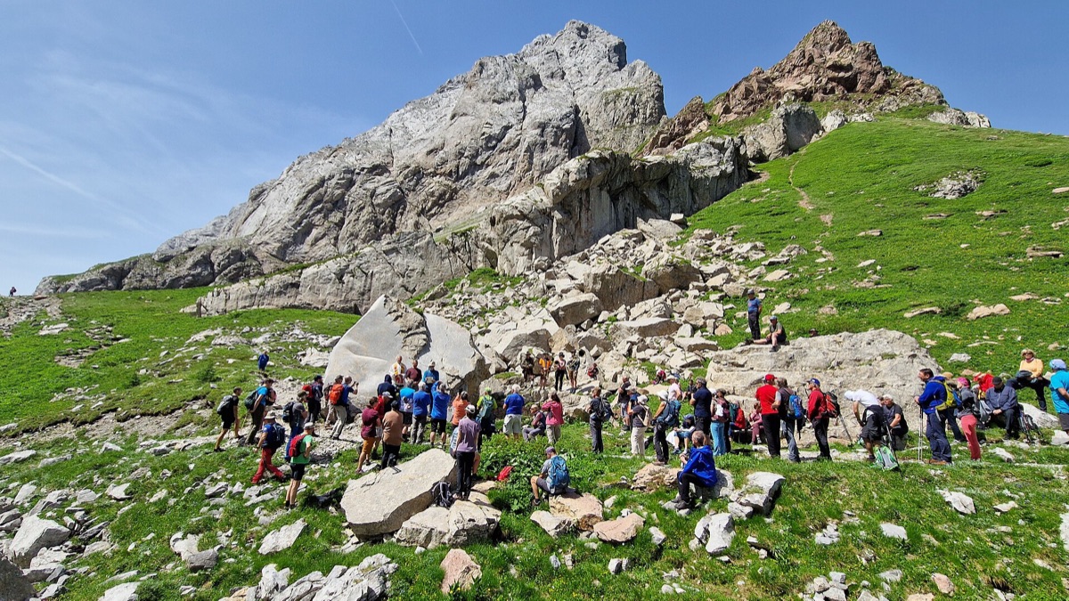 caminho alpino na itália