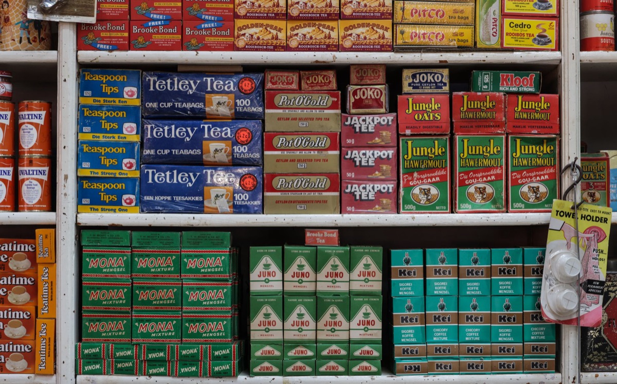Alpine grocery store shelf
