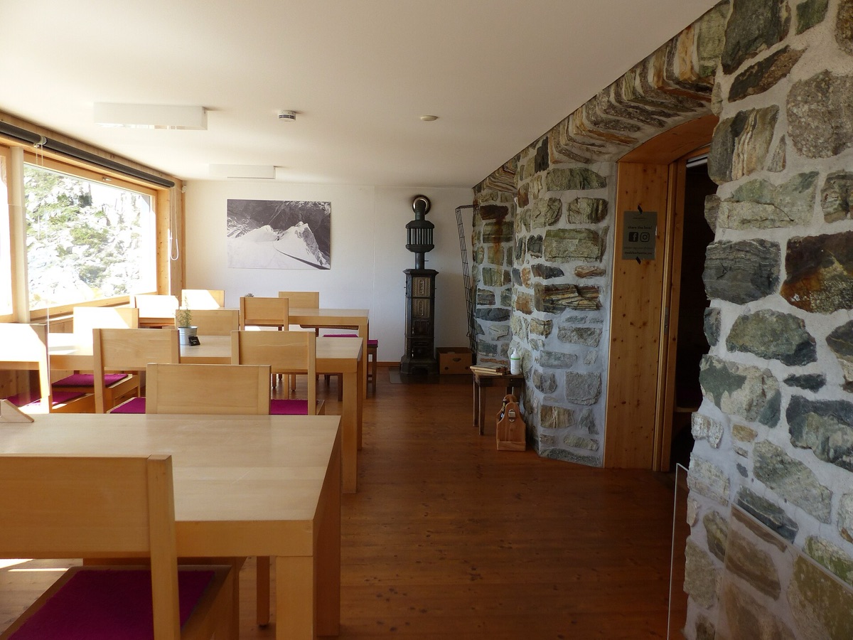 Alpines Hütte interior