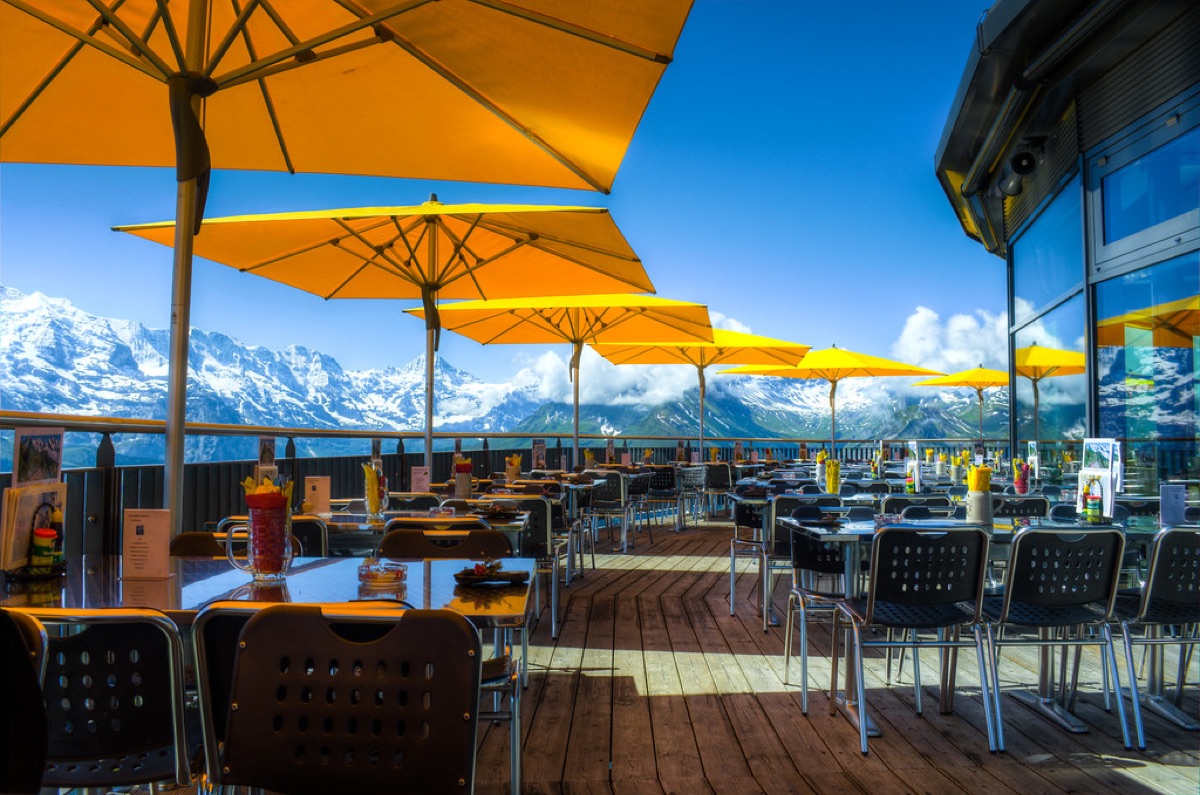 Vue montagne d'Interlaken