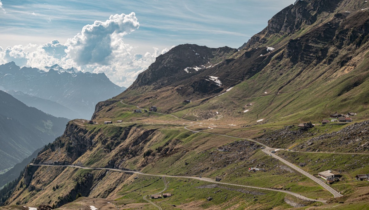 Swiss Pass brochure with price comparison and destination map