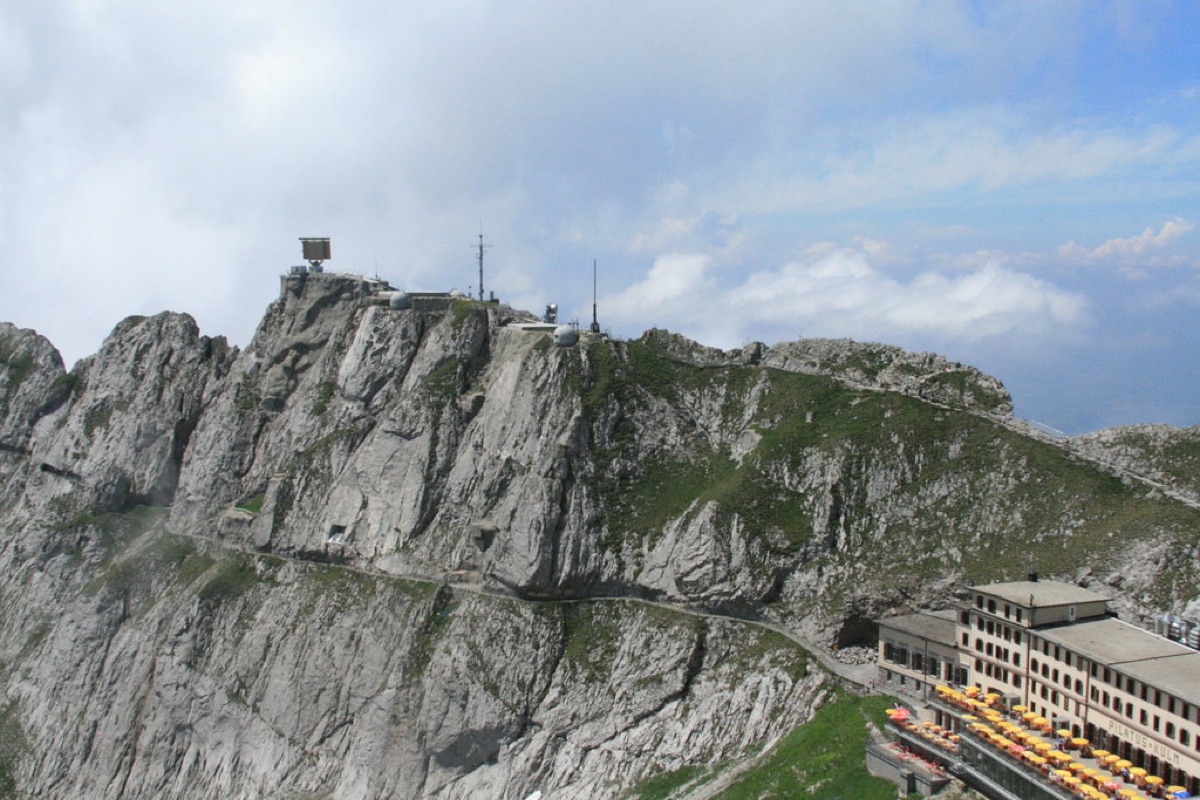 Alpine train view